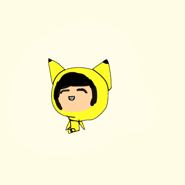 Me as pikachu