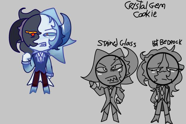 Crystal Gem Cookie - Work in progress