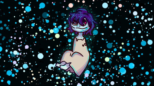 Cute lil blue sprite