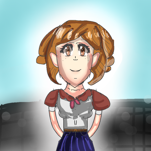 A simple schoolgirl