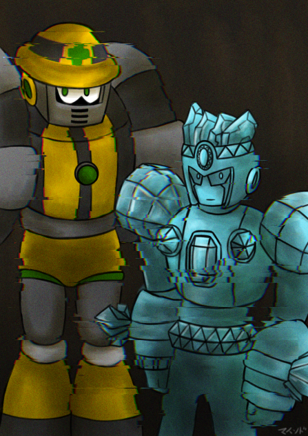 Giant Met & Topaz Statue