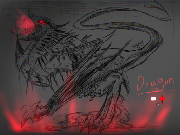 3 eyes dragon - ibisPaint