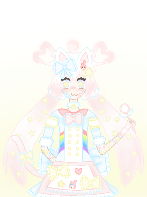 My gacha Oc As a anime girl in my style