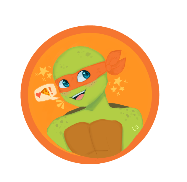 TMNT 2012 Mikey pfp Fanart