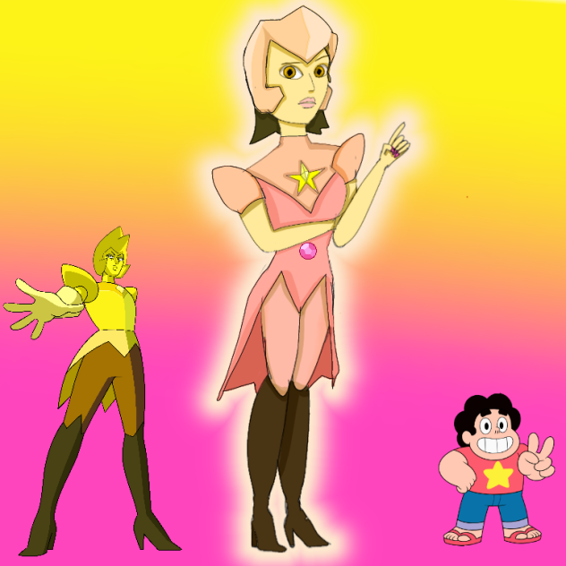 {steven universe} peach daimond 💛🧡💗