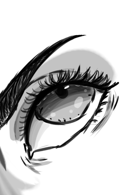 Eye like manga, Go away - ibisPaint