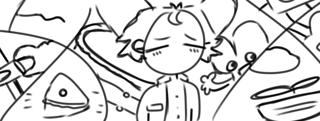 I saw everything sketch - ibisPaint