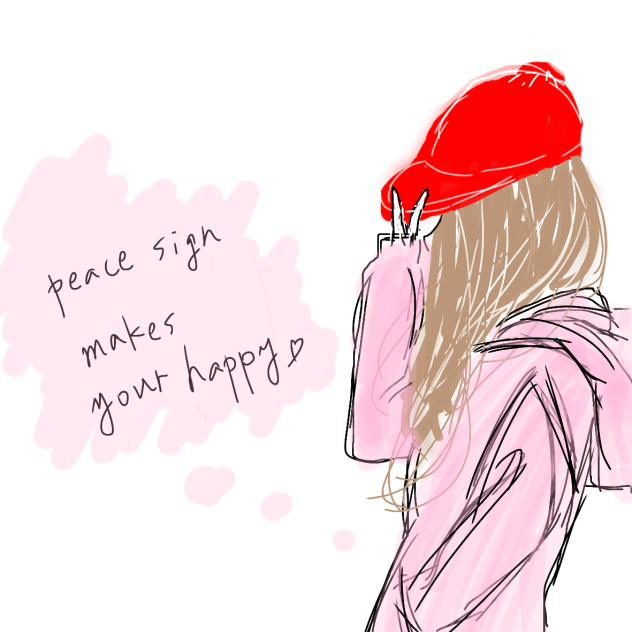 peace sign - ibisPaint