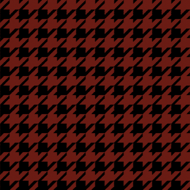 Houndstooth Pattern Red