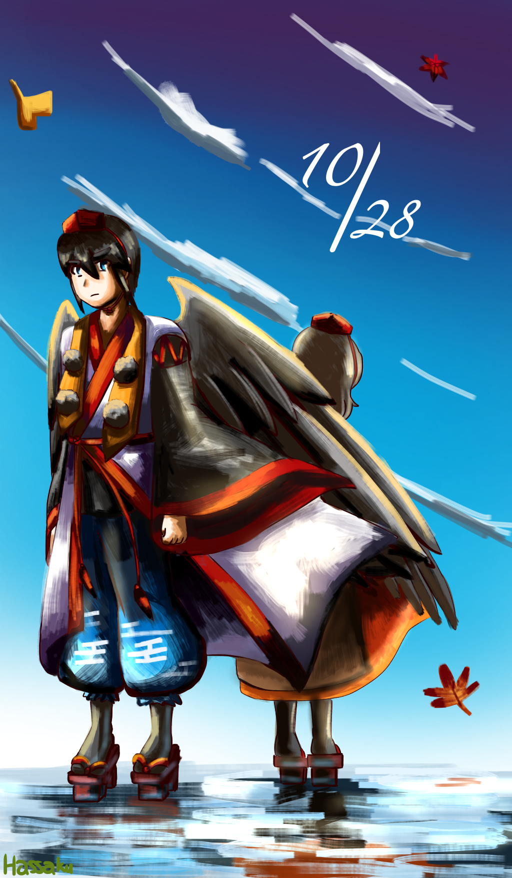 創作キャラ誕生日絵 Ibispaint