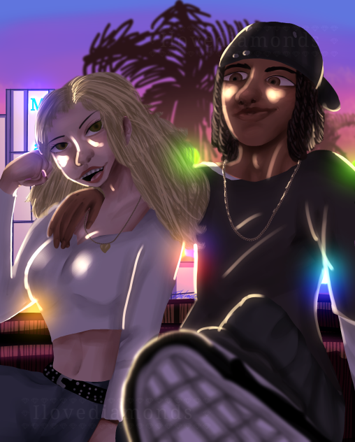 Date In Miami - ibisPaint