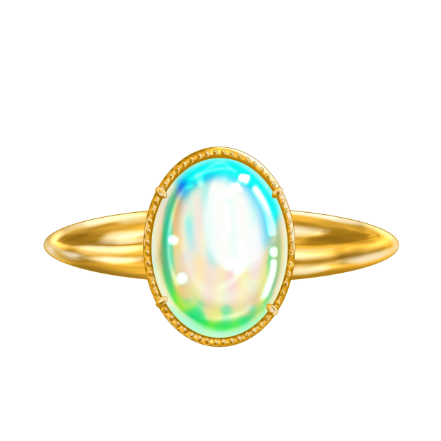 オパールの指輪