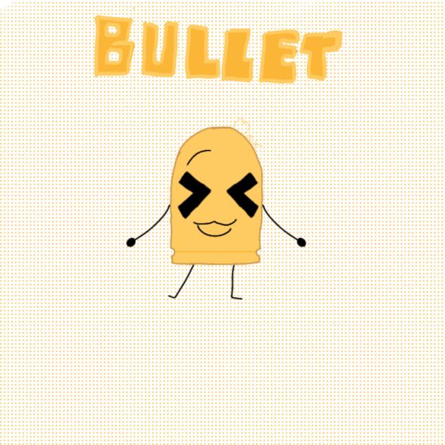 ITS BULLET CHAT he silly and uh yellow