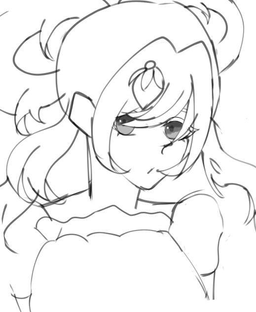 strawberry oc redraw sketch