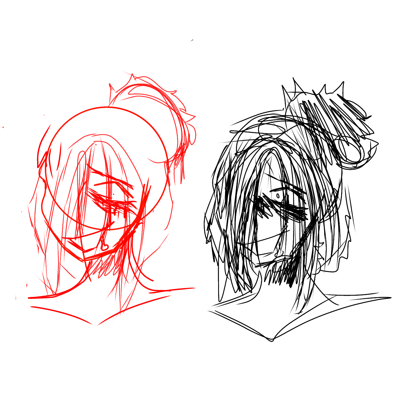 rough draft and result - ibisPaint