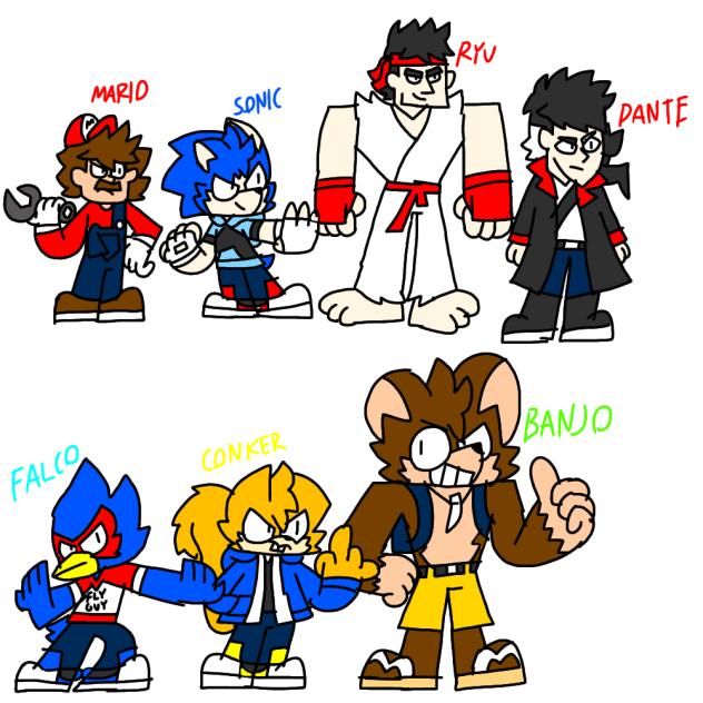 Video Game Characters in my style