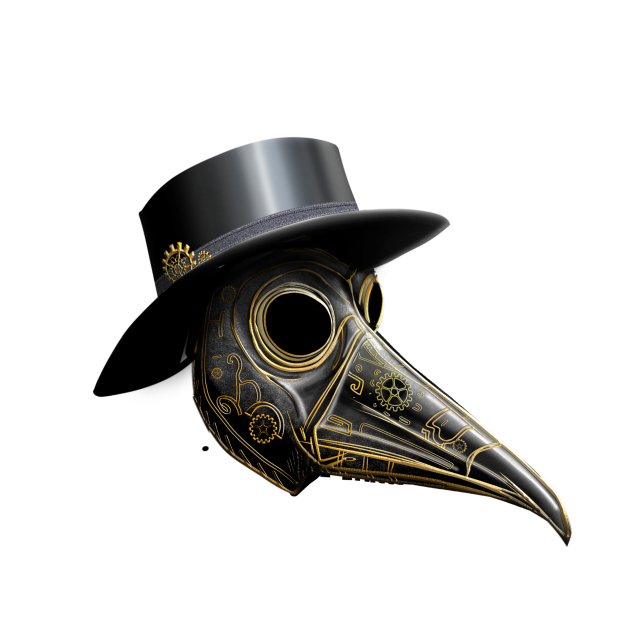 steampunk plague doctor mask