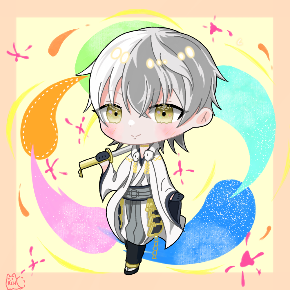 と*ん様 手描きイラスト◆ファンアート【鶴丸国永】 驚きの値段】 手描きイラスト❀ファンアート❀鶴丸国永 イラスト