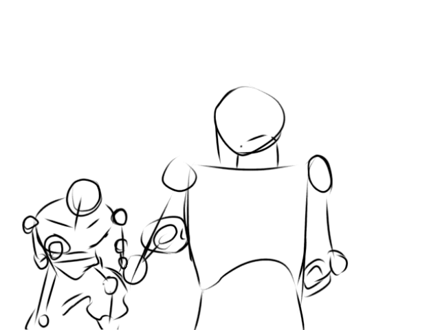 short fight scene sample - ibisPaint
