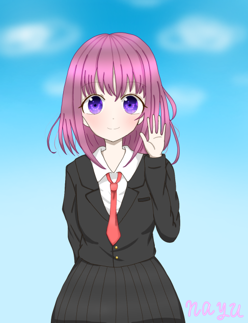 少女。