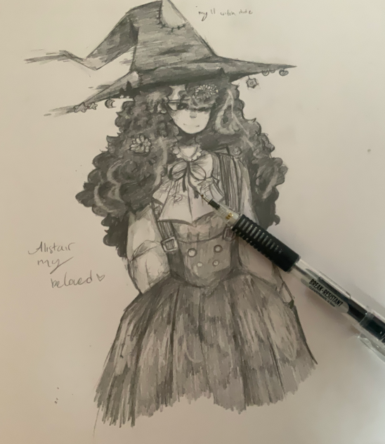 a lil pencil sketch