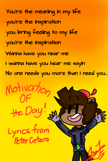 You're The Inspiration