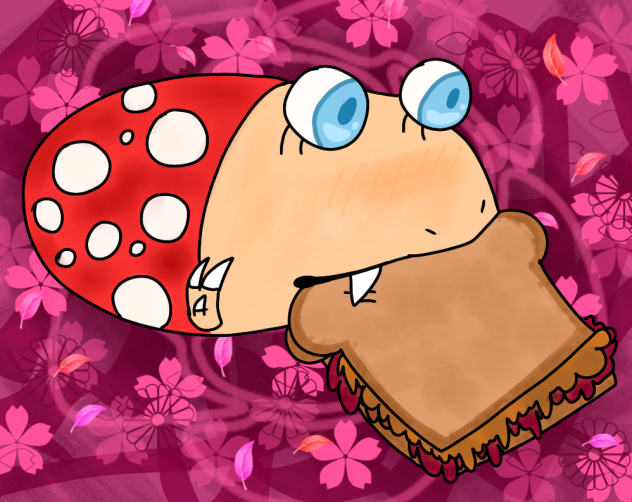 bulborb with PB&J