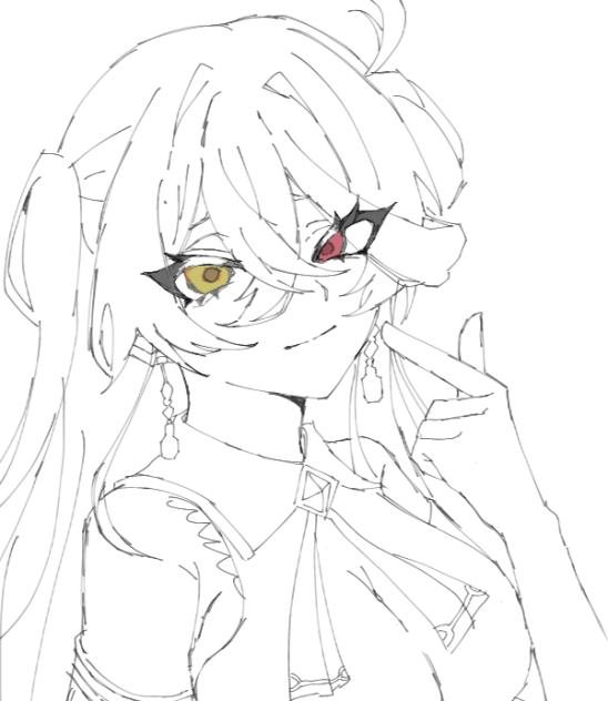 マリン船長線画