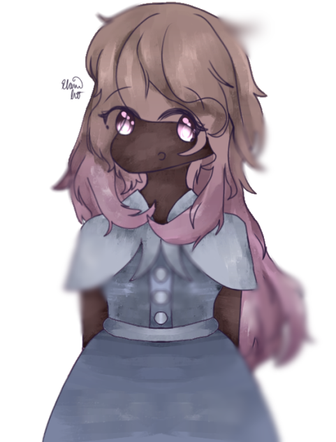 Girl with Cloth on her shoulders