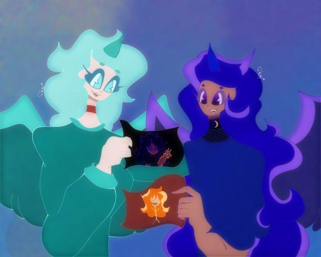 Luna and Celestia- request