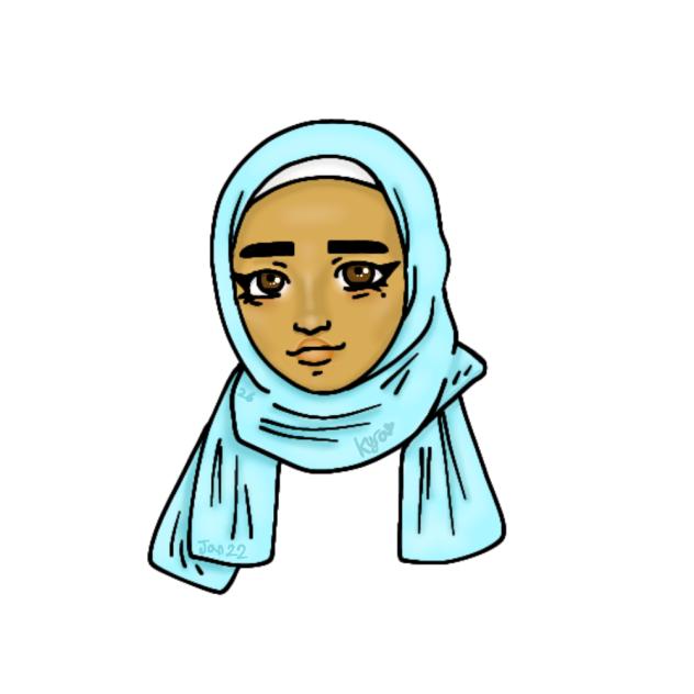 Pretty hijabi girl🧕🏽💙