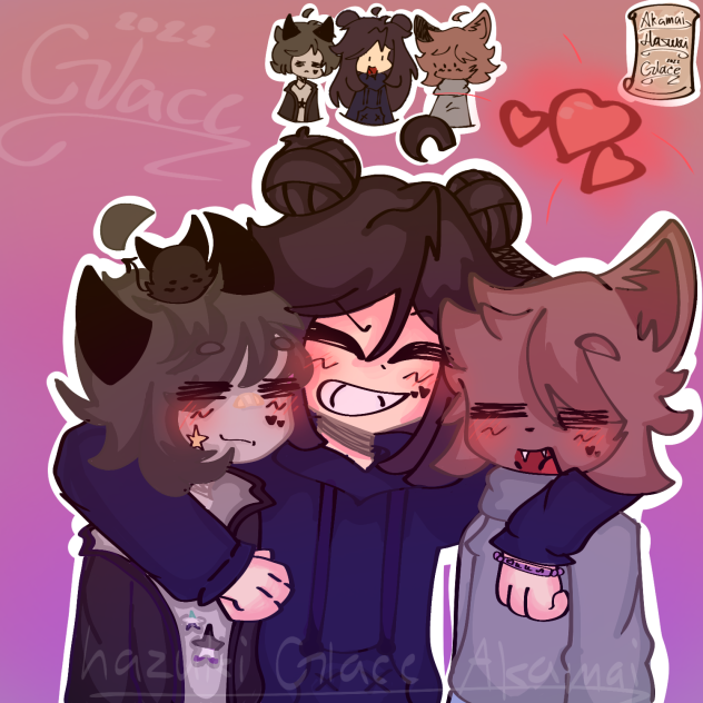 ~♡Glace Akamai and Hazuki♡~