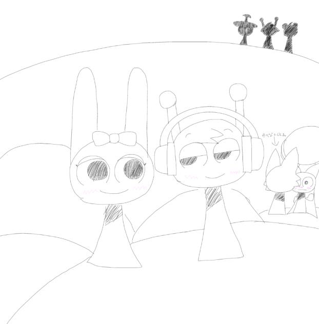 ピンキと、オレン