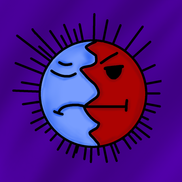 A NEW AND IMPROV BLUE AND RED MOON