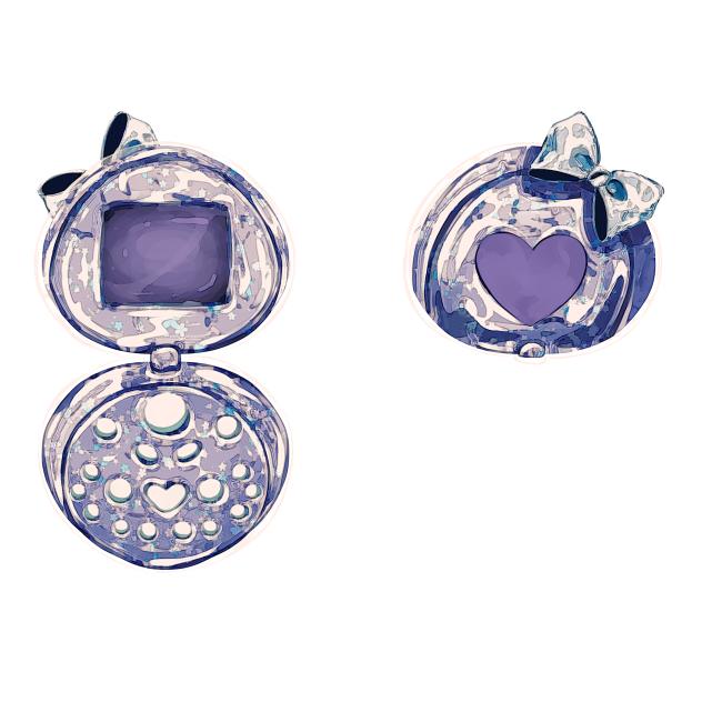 Clear Floral Circle Pager