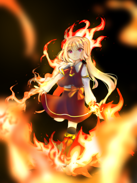 オリキャラ  火炎  炎美  無題