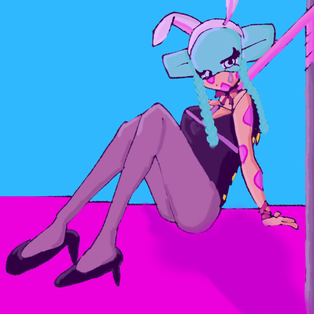 My OC with the Rabbit Hole outfit