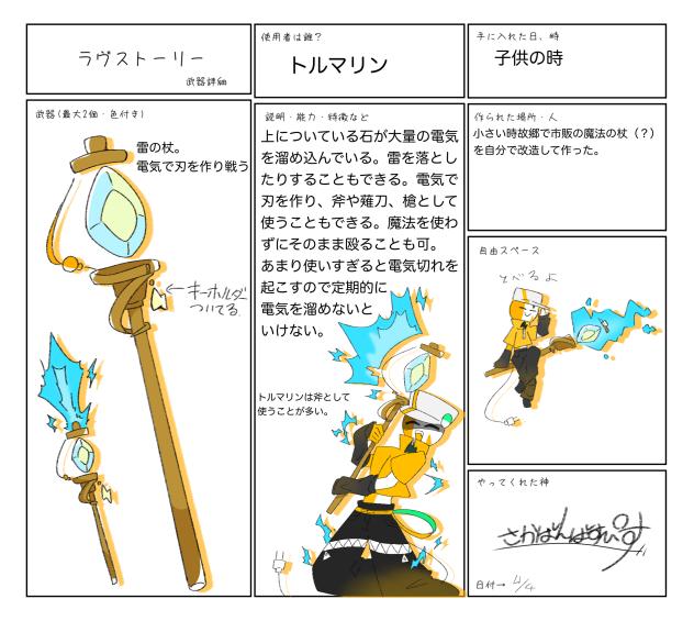 武器の方
