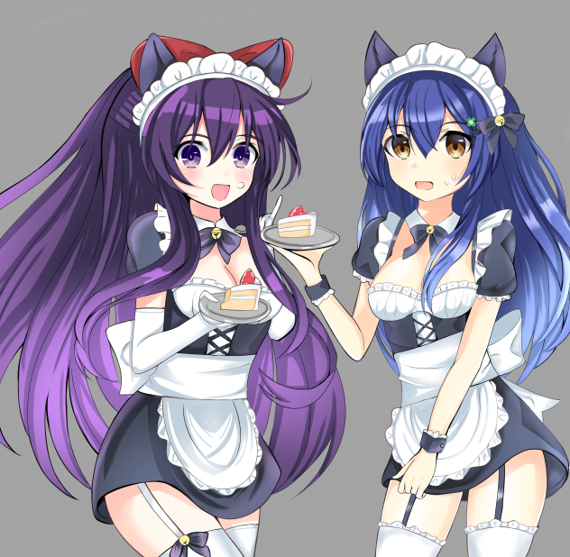 Tohka + shiori maid