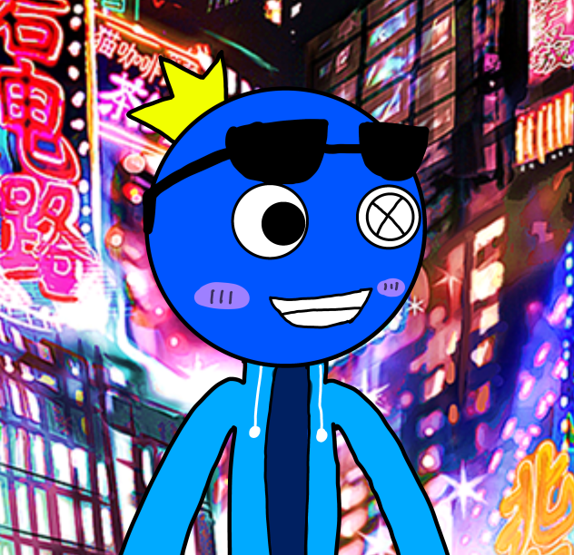 サングラスブルー