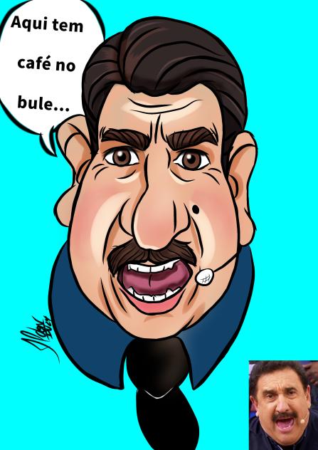 Caricatura do Ratinho.