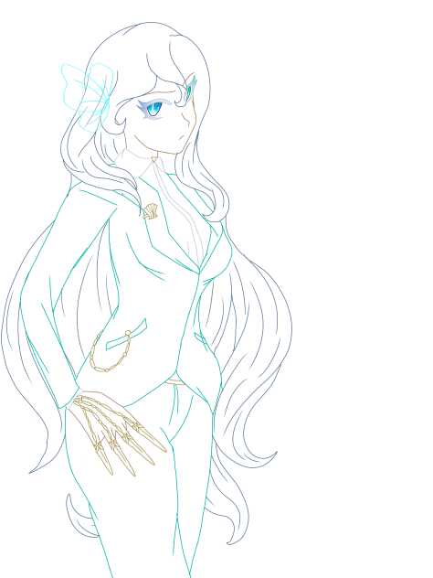 amphitrite in a suit