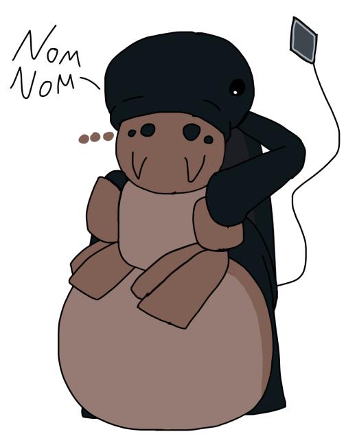 Koolib nibbles Axels head