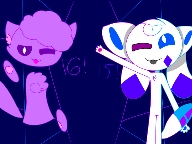 gift for awkwardartist and kittydog