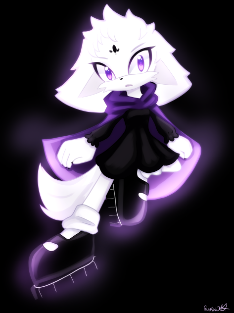 Amethyst the arctic fox (Sonic oc)