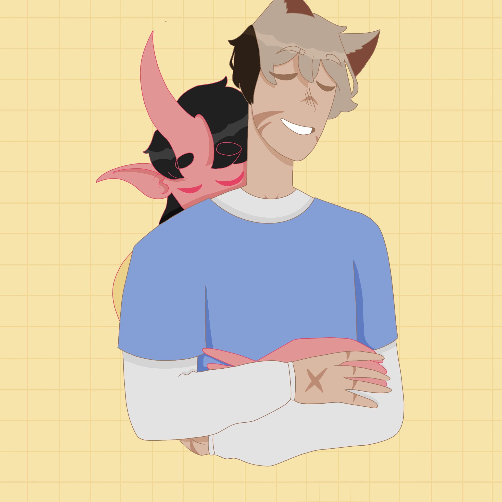 them 💛💙🤍 - ibisPaint