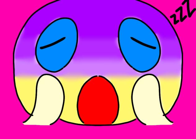 ぎゃー　寝てるバージョン