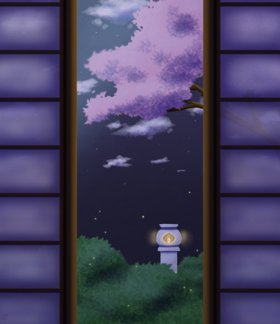 Door open to outside