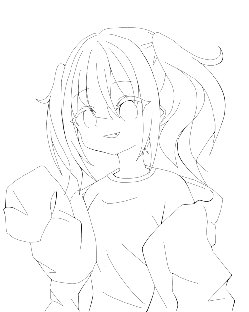 🙇‍♀️ Lineart - Anyone can colour this!