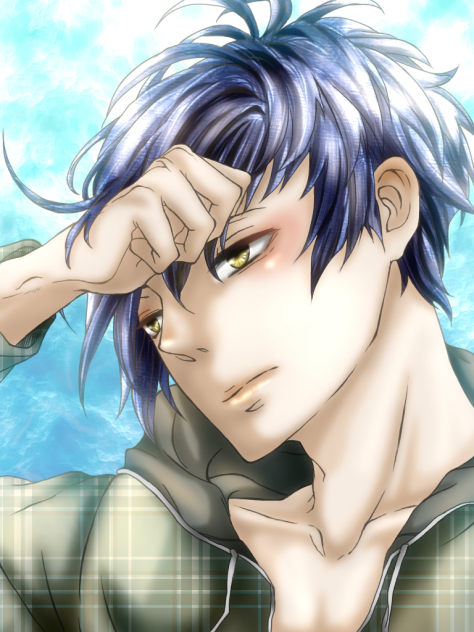 【線画】ため息【拝借】